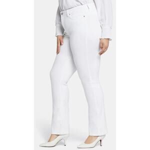 Nydj Not Your Daughter's Jeans Women 28W White Marilyn Straight Denim Jeans NEW!